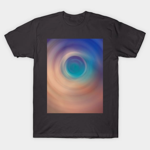 abstract colorful radial gradient color T-Shirt by maricetak